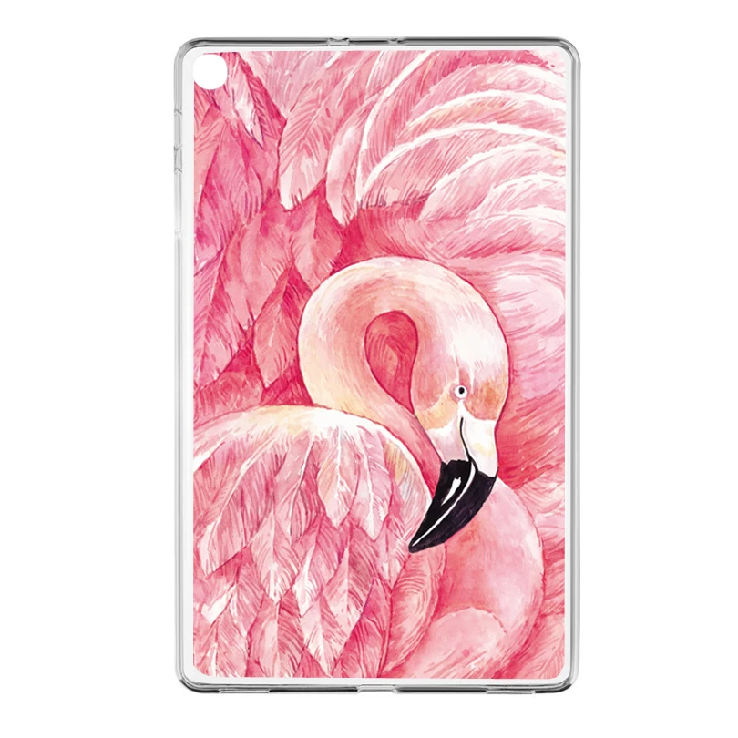 Мягкий чехол из ТПУ для samsung Galaxy Tab A 10,1 SM-T510 SM-T515 10,1 дюймов версия окрашенная прозрачная на планшет задняя крышка Funda