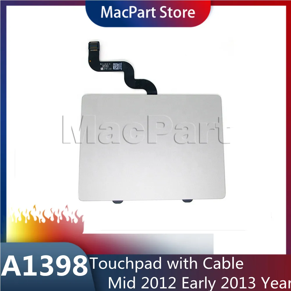 Оригинальная сенсорная панель A1398 с кабелем для Apple Macbook Retina 15 дюймов mid 2012 Ранняя