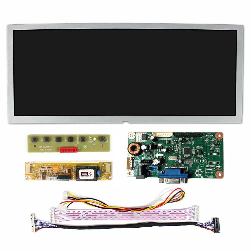 ЖК-дисплей Latumab 12 3 дюйма LQ123K1LG03 1280 × 480 монитор с/без монитора комплект для Raspberry Pi |