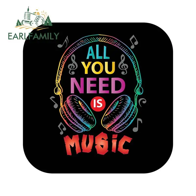 EARLFAMILY 13 см x для мотивирующей цитаты музыкальные креативные наклейки и