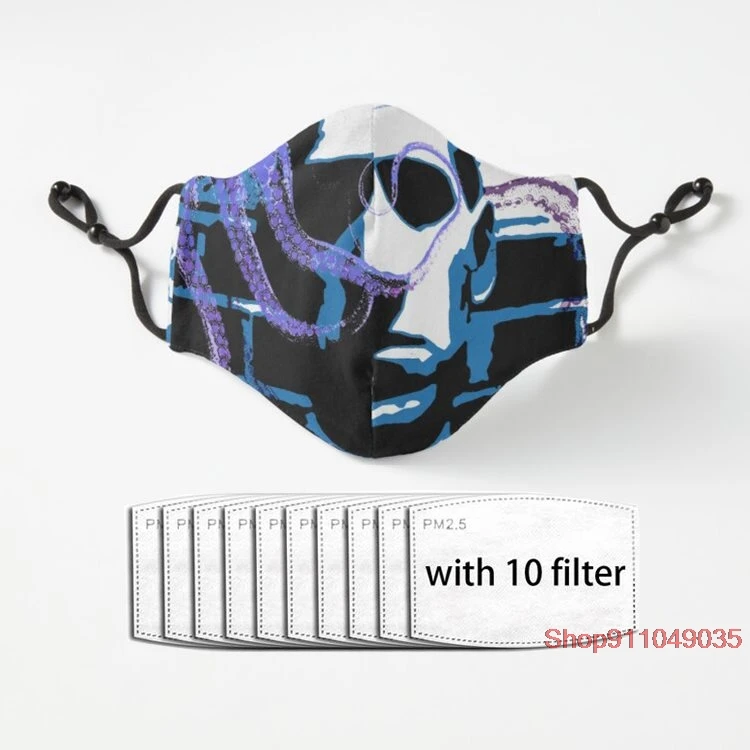 

H P Lovecraft Adult Luxury Reusable Mask Washable Adjustable Cotton Brand Mask Dustproof Cotton Mouth Printed Mask Cloth