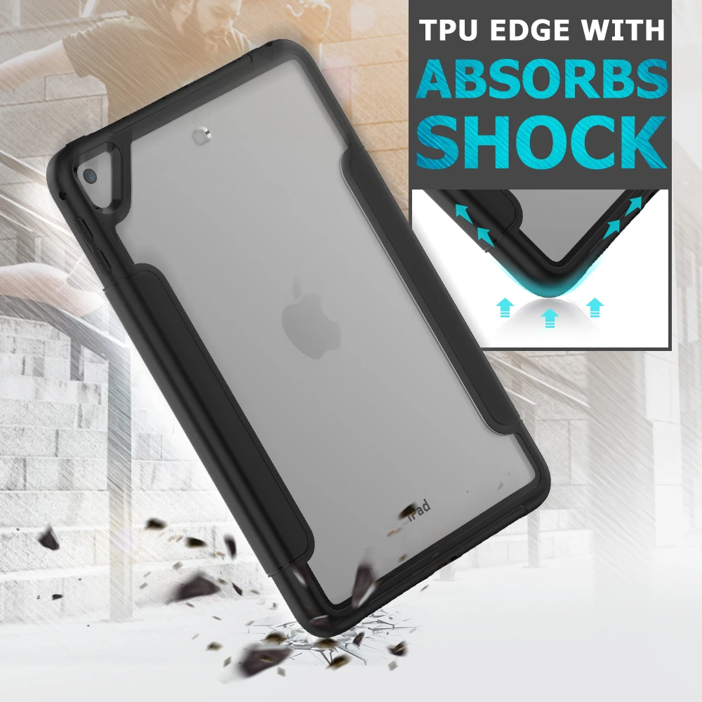

Heavy Duty Armour Shockproof Silicone Cover for iPad Mini 5 4 7.9" Auto Sleep Wake Smart Tablet Funda Case for IPad Mini 5 2019