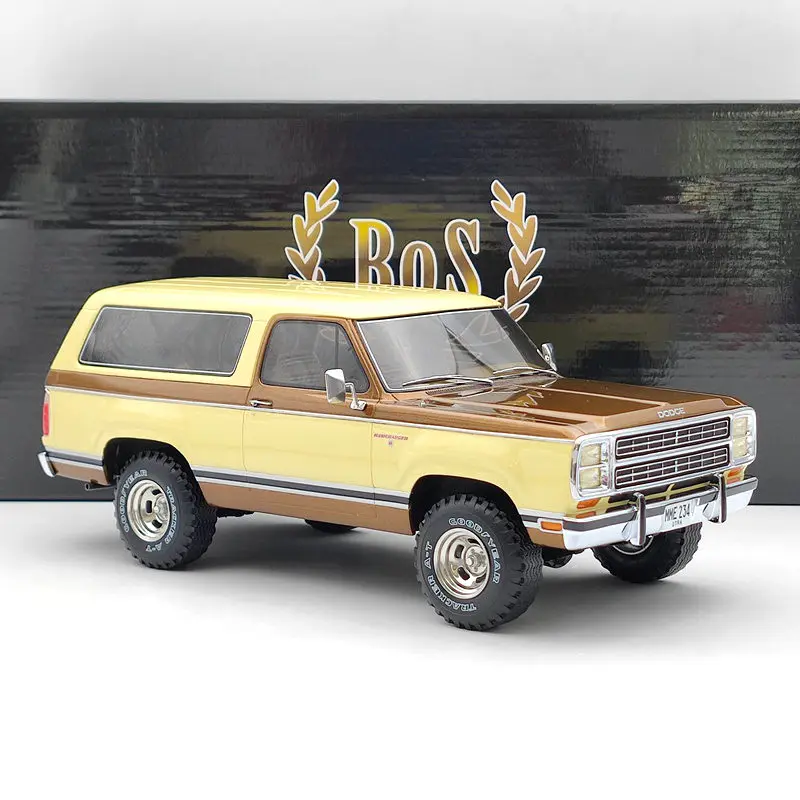 BOS 1:18 Dodge Ramcharge модель из смолы коричневого цвета Ограниченная Коллекция | Игрушки