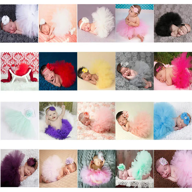 Одежда для новорожденных девочек Комплект с юбкой Юбка-пачка фотосессии +