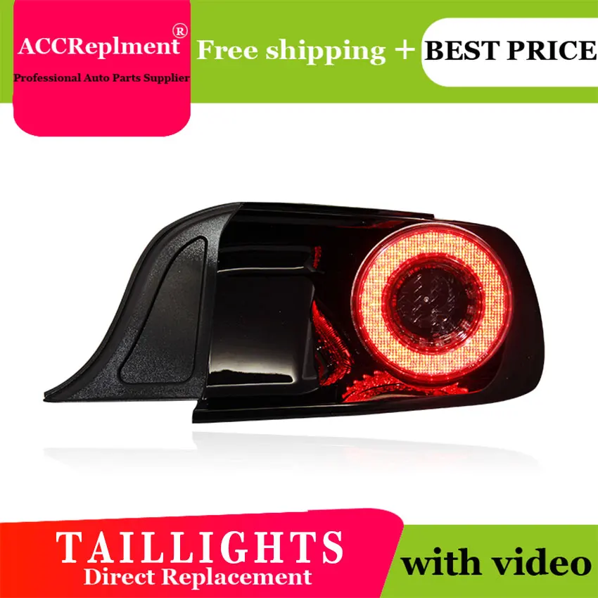 

2PCS Car Styling for Ford Mustang GT Taillights 2015-2019 for Mustang GT LED Tail Lamp+Turn Signal+Brake+Reverse LED light