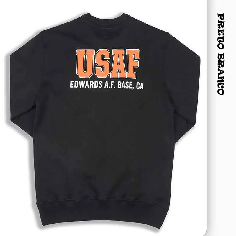 2021 Новинка Осень/Зима тяжелый 520 г USAF военный пуловер из махровой ткани толстый