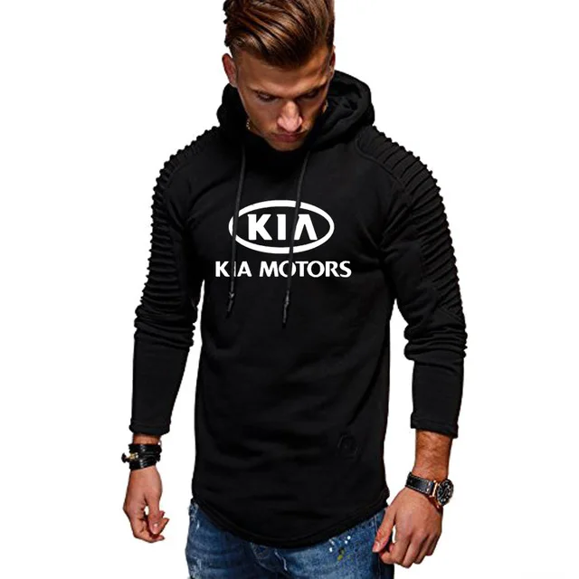 Мужская толстовка для KIA Motors с логотипом автомобиля новая мода хлопковые мужские