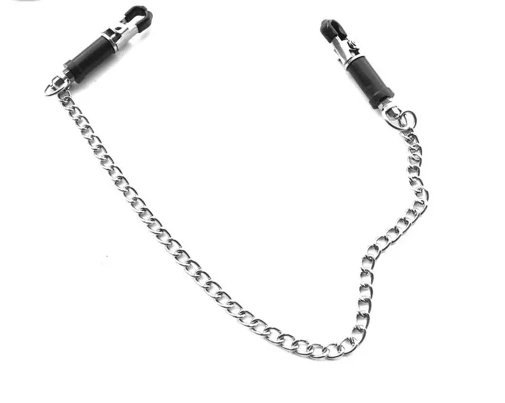 Зажим для груди Yin с цепочкой зажим-Краб зажим мужа и жены унисекс - Цена: 835.59