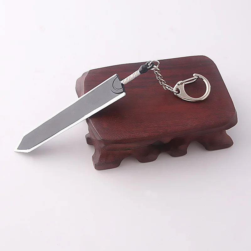 Брелок для ключей в виде стрекозы из черного искусственного меча мужчин |