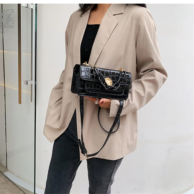 

Handtas Stone Bag Chain Shoulder Bags Women Small Flap Bag High Quality Handbag Womens Messenger Crossbody Bags Bolso de mano