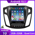 Автомобильный радиоприемник 9,7 дюйма для Ford Focus 3 Mk 3 2011-2019 Android 10 стерео видео мультимедийный плеер Тесла Стиль 2G 32G WiFi 2din без cd