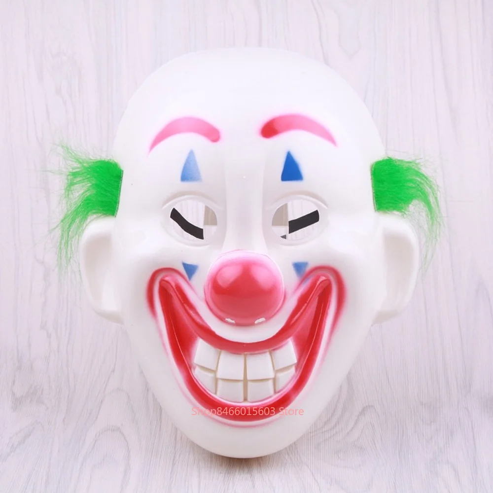 Маска клоуна Джокера маски из фильма джокер аксессуары для косплея на Хэллоуин и