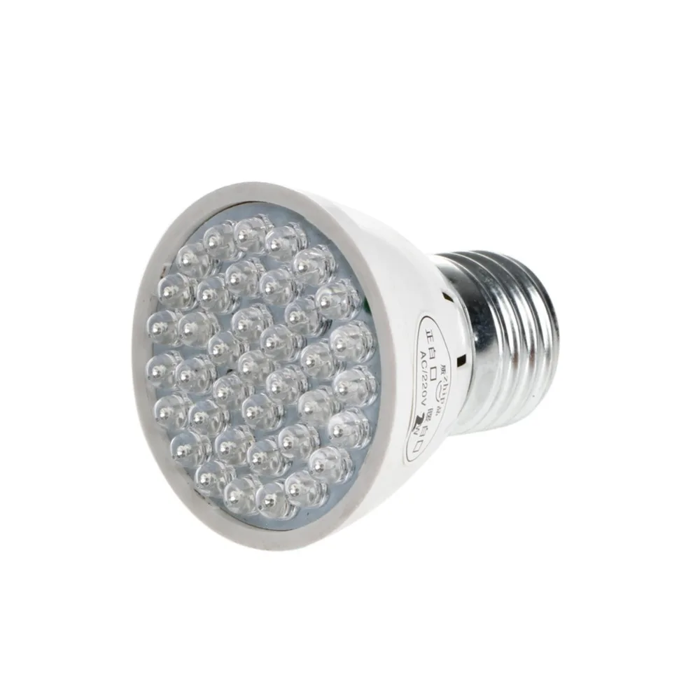 Прочный E27 38LED светильник 2/5/7 Вт роста растений аквариум 640K 80LM AC 220V G8TB