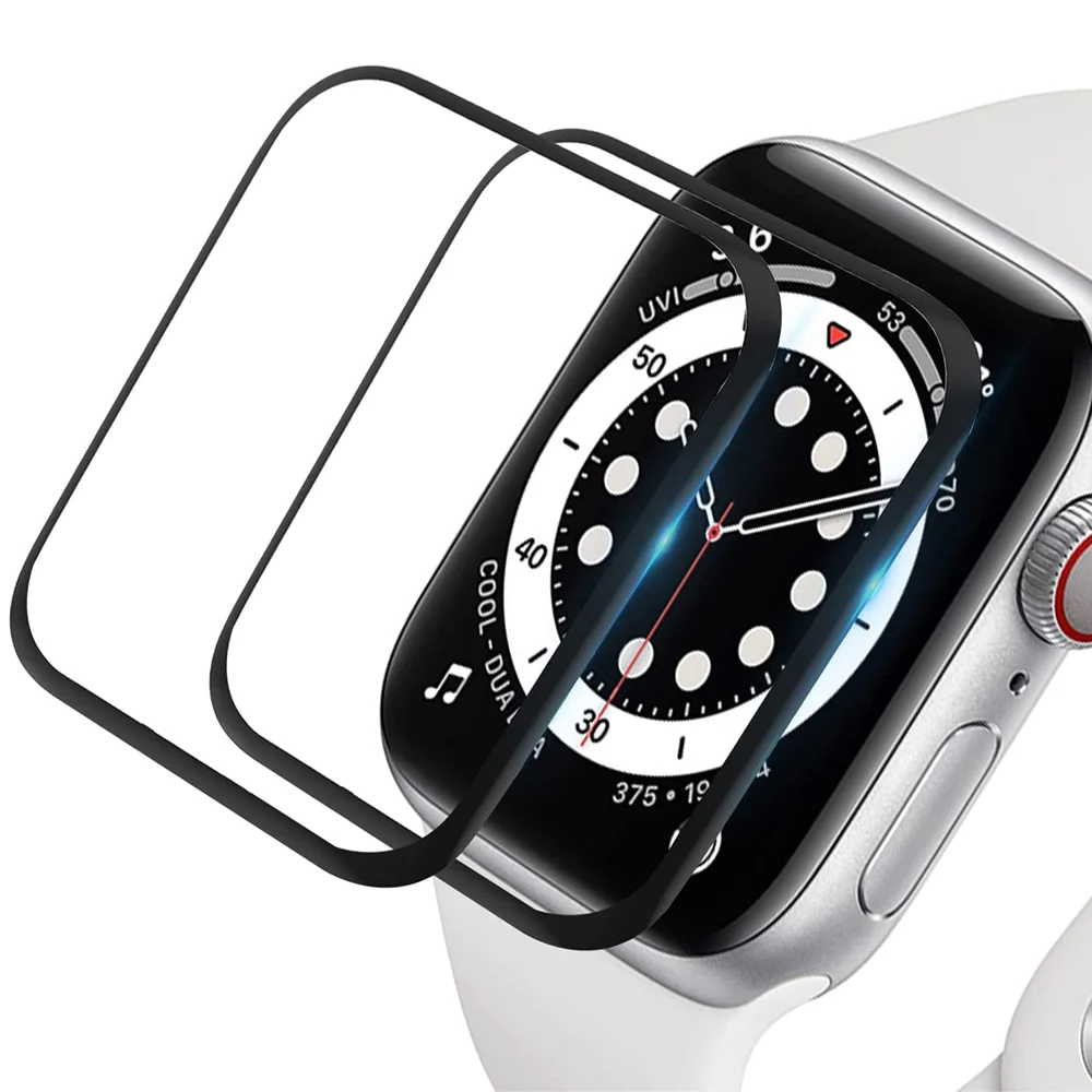 

Протектор экрана для Apple Watch 44 мм 40 мм 42 мм 38 мм устойчивый к царапинам без пузырьков Ультра HD гибкая пленка защита для iWatch SE/6/5/4