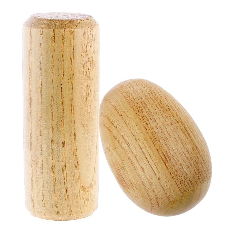 

2 Pcs Children's Music Percussion Including 1 Wooden Egg Rattles and 1 Music Sand Hammer,Children's Musical Toy Gift