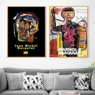 Выставочный постер Энди Уорхол и Джинс Мишель, уличные граффити, художественные принты, галерея, настенные картины, холст, живопись, декор для домашней комнаты