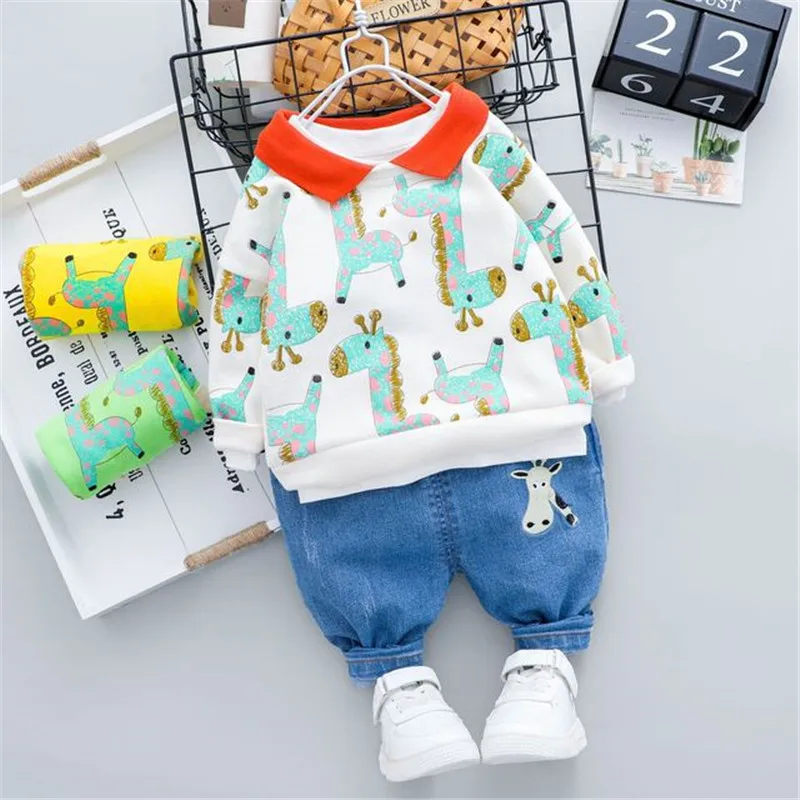 BibiCola/весенне-осенняя одежда для маленьких мальчиков детская в джентльменском