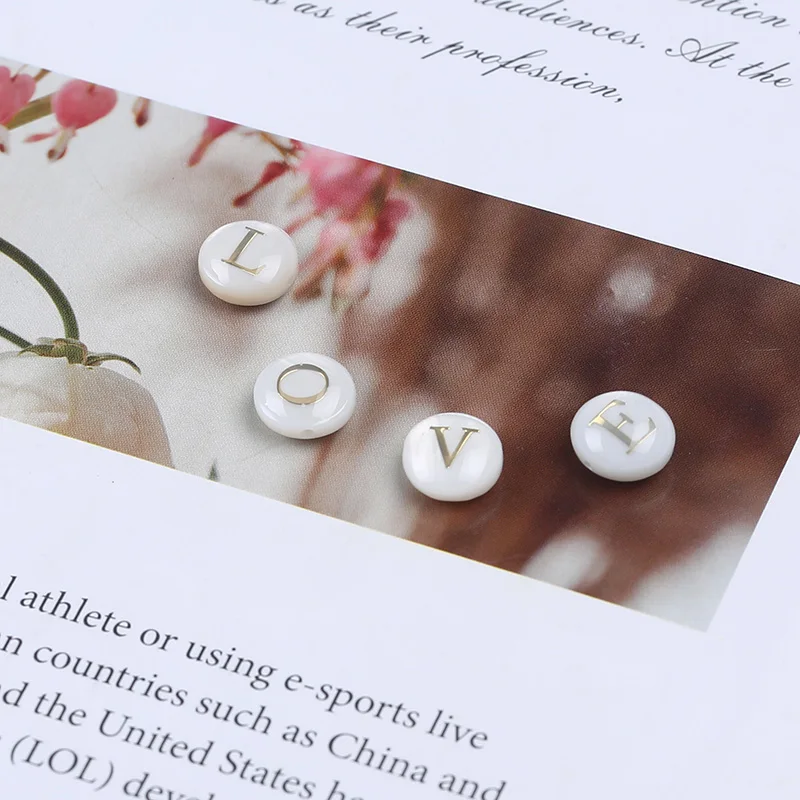 

Бусы россыпью с буквами 8-8,5 мм, бусы с алфавитом для рукоделия