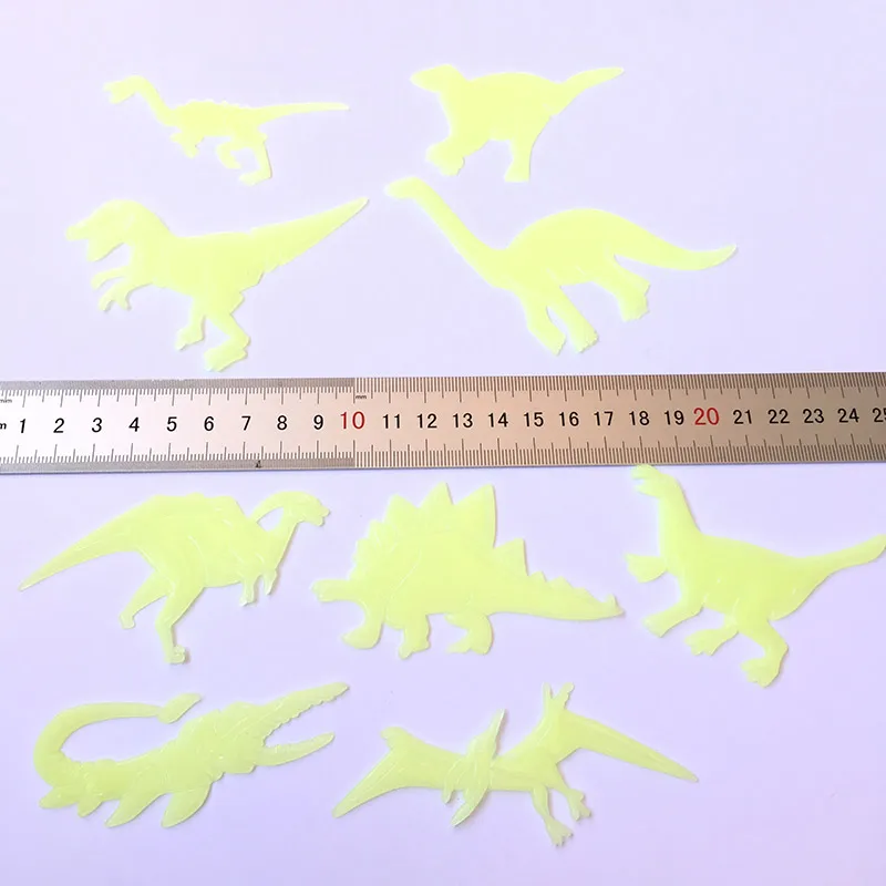 

9Pcs Glow In The Dark Dinosaurs Toys Stickers Ceiling Decal Baby Kid Room