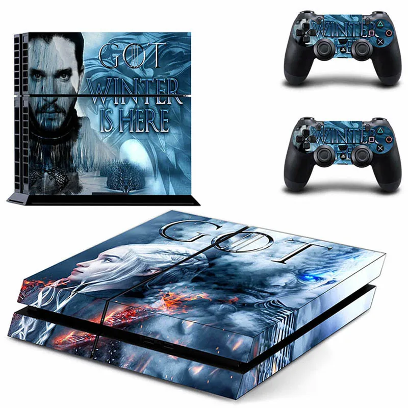 Стикер s Игра престолов наклейка для PS4 PS 4 игровая станция Pegatinas Adesivos консоли