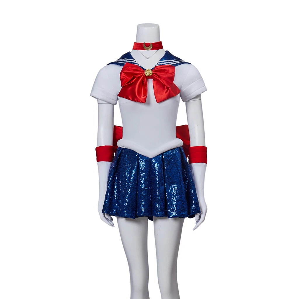 

Sailor Cosplay Moon Costume Sailor Suit Girls Schools Top Skirt Clothing
