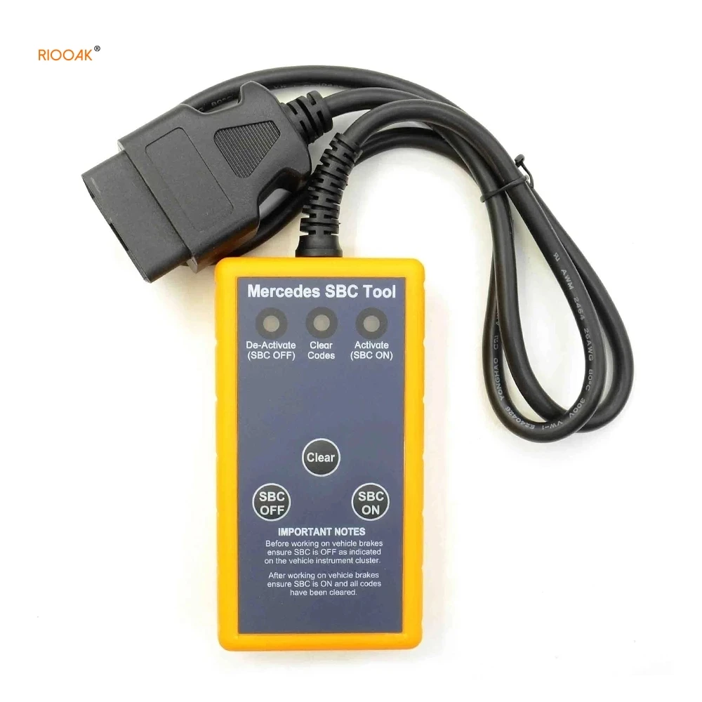 

RIOOAK New Factory Newest SBC Airbag Reset Tool For BENZ SBC Tool W211/R230 ABS/SBC Tool MB SBC System