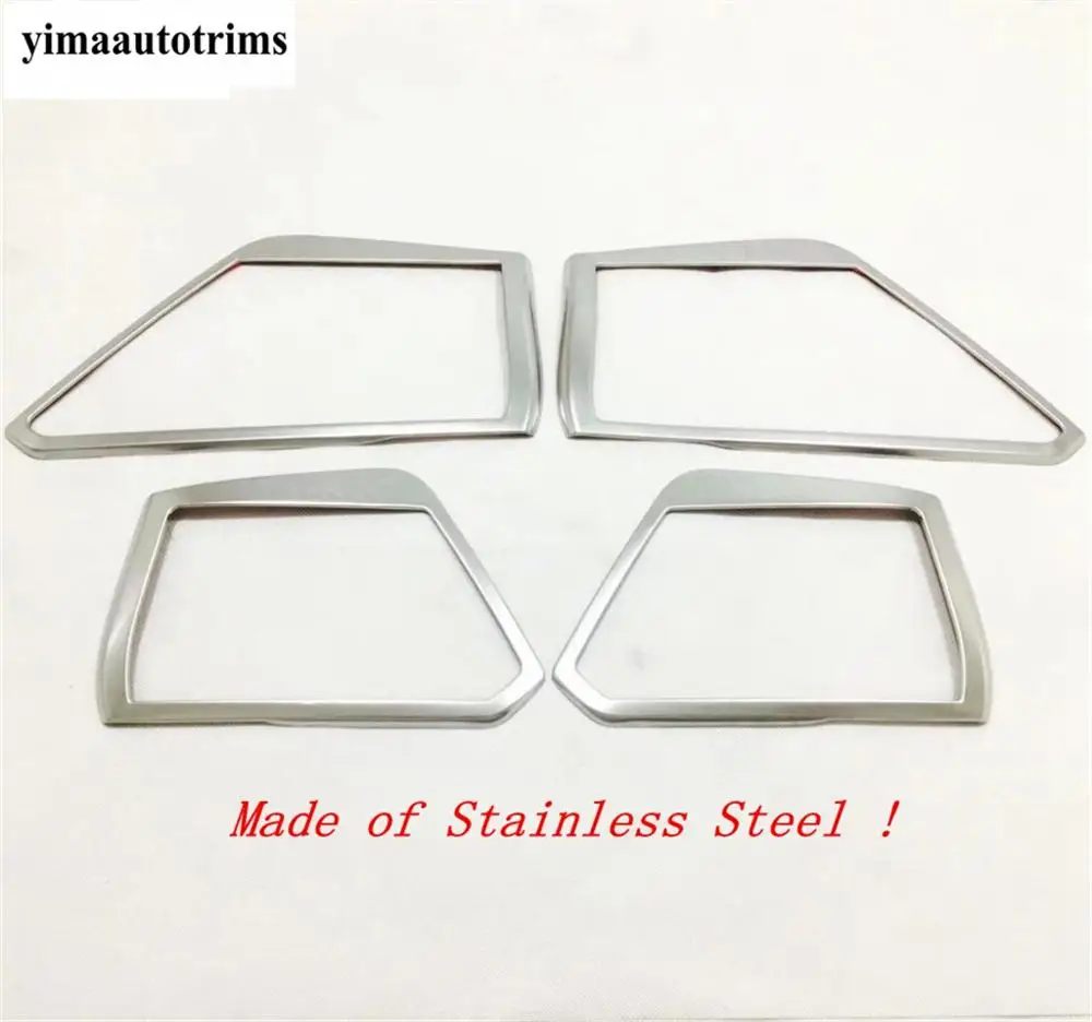 

Stainless Steel Accessories Side Door Stereo Speaker Audio Sound Loudspeaker Cover Trim For Volkswagen T-Roc T Roc 2018 - 2021