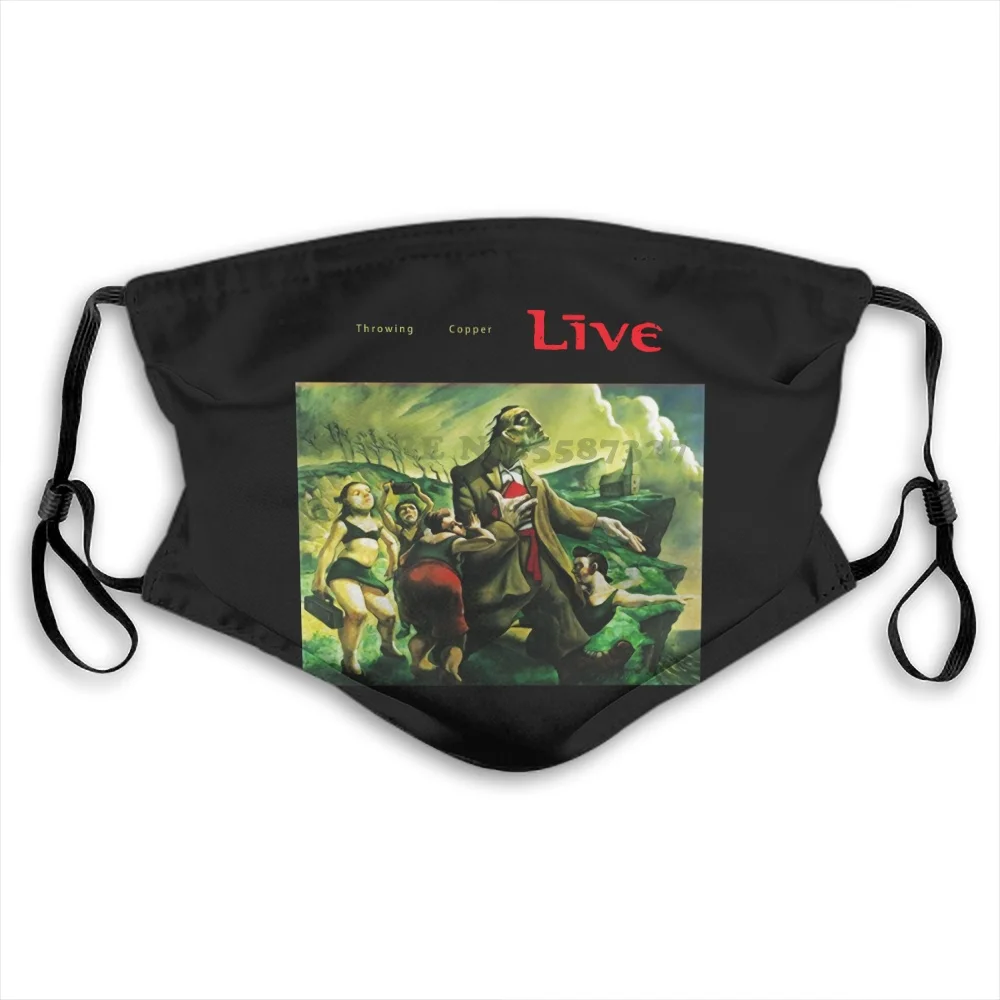 Маска для лица медная демонстрационная лента прямого эфира забавный модный