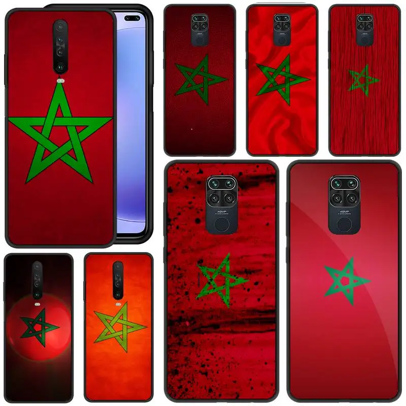 

Morocco Maroc Moroccan Flag Phone Case For Samsung S6 S7 Edge S8 S9 S10E S20 S21 S30 Plus ULTRA Fundas Coque