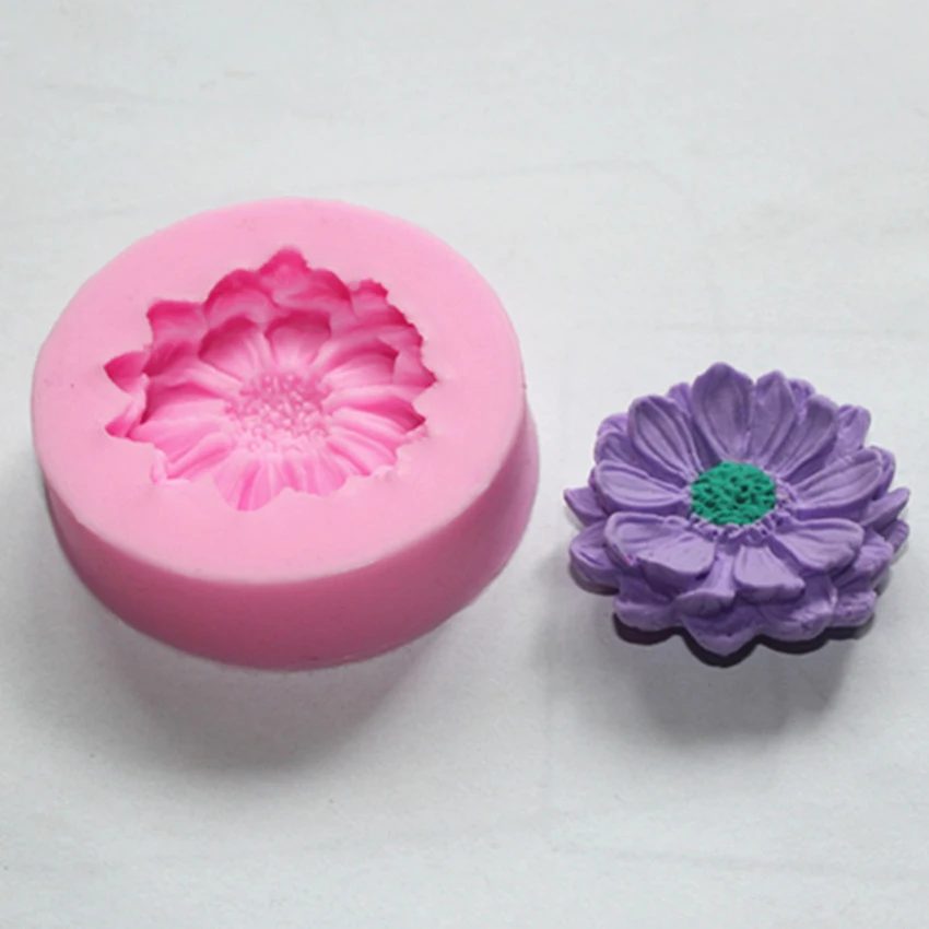 Силиконовый чехол с цветочным принтом пресс формы для выпечки Fondant (сахарная)