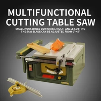 table saw woodworking sliding table saw household small circular saw multi function table saw machine dust free saw 27070