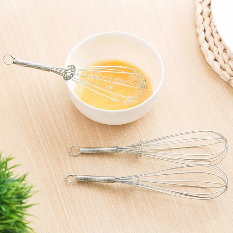 

Manual Egg Beaters Milk Cream Butter Whisk Stainless Steel Mixer Stirring Tool Stirrer Mixing Mixer Egg Beater Egg Tools