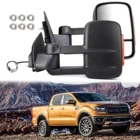 Areyourshop 1 пара выдвижных отбуксировочных зеркал для Ford Ranger MK PX XL XLT XLS Wildtrak 2012-ON Mirror, поворотные сигнальные автозапчасти