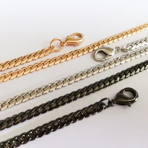 Цепочка Boutique De FGG, медная, длинная, короткая, для сумок-клатчей