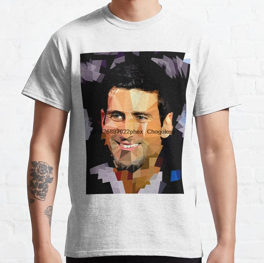 Мужские футболки Novak Djokovic поли портрет Женская Мужская футболка | одежда