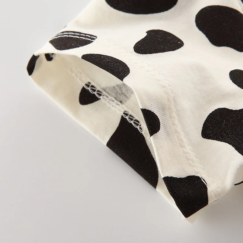 Детский летний хлопковый комбинезон с короткими рукавами и рисунком животных