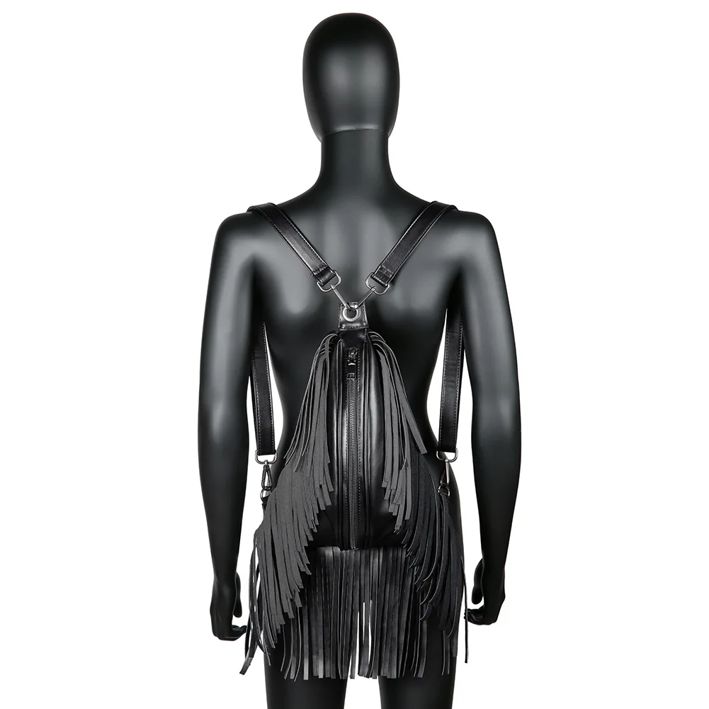 Женский рюкзак с кисточками в стиле стимпанк вместительные дорожные школьные