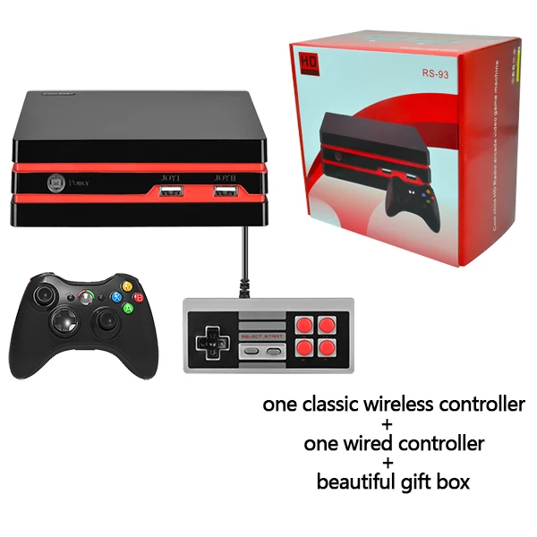 1 wireless-gift box Coolbaby самый, HDMI/AV видео игровой консоли 64 бит Поддержка 4K Выход Ретро 600 классический Семья видеоигры чехол для телефона в виде ретро-игровой консоли - Цвет: 1 wireless-gift box