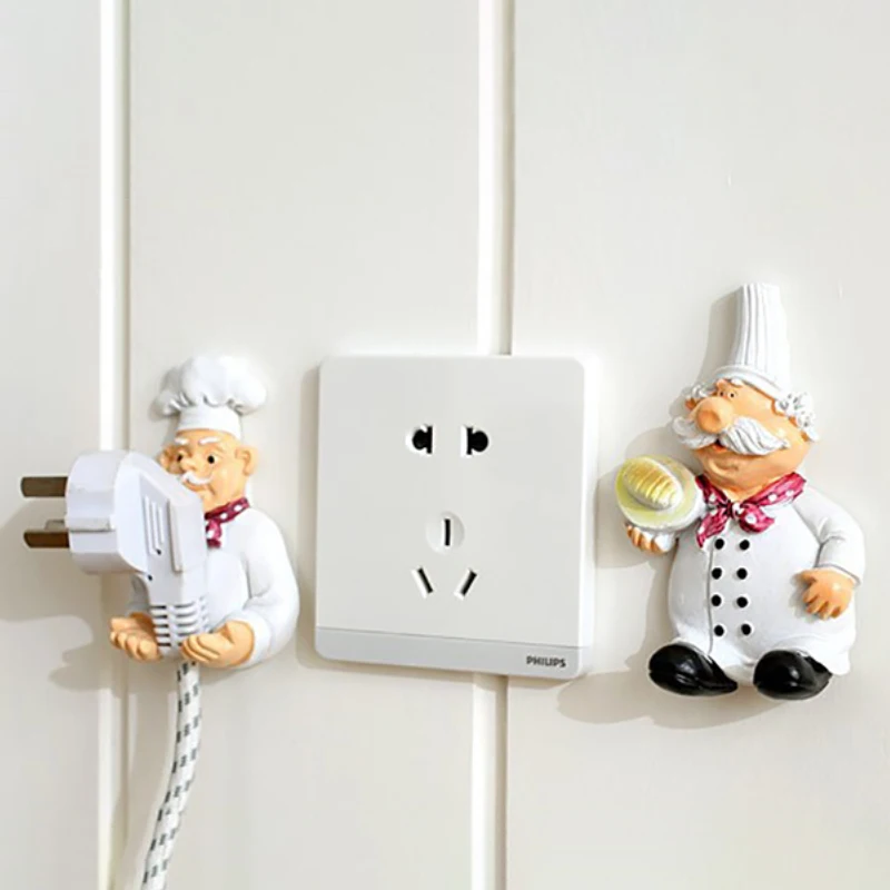 Кухня вешалка заглушка-держатель Органайзер разъем шнур питания для хранения