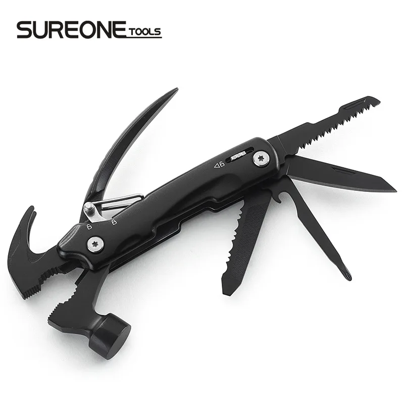 

The New Multifunctional Claw Hammer Stainless Steel Sturdy Home Car Life-saving Pliers Hammer Outdoor Tool Hammer