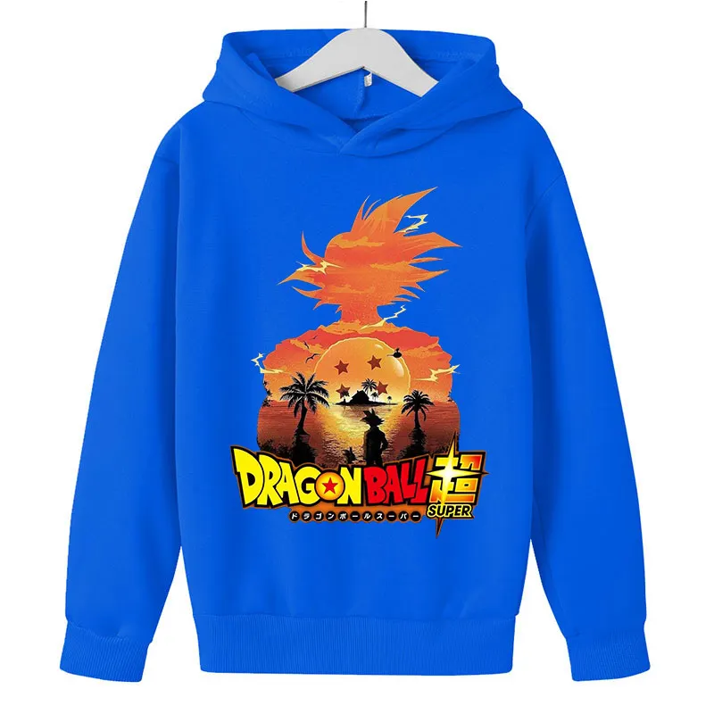 

Anime Dragon-Ball Z Hoodie Cotton Baby Boy Sweatshirts for Autumn Children Clothing Little Boys Outerwear Costume Tops