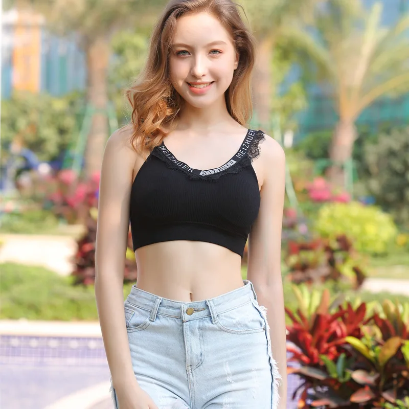 Женский бюстгальтер кружевной топ красивое нижнее белье на спине обмотанный