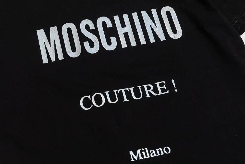 

2021 Moschino T-Shirts Logo Imprint Shirts Casual Cotton Short Sleeve Tops O-Neck Cloth for Couples WIth Brand Labels