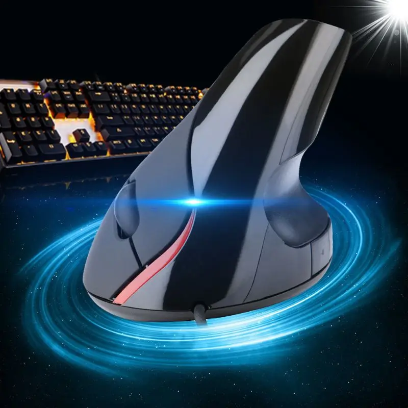 Вертикальный оптический кабель с USB Мышь эргономичный дизайн наручные исцеление