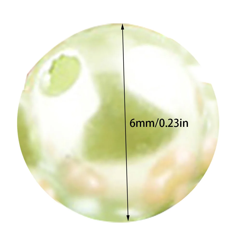 100 шт цветные круглые стеклянные жемчужные бусы для ожерелья серьги браслеты