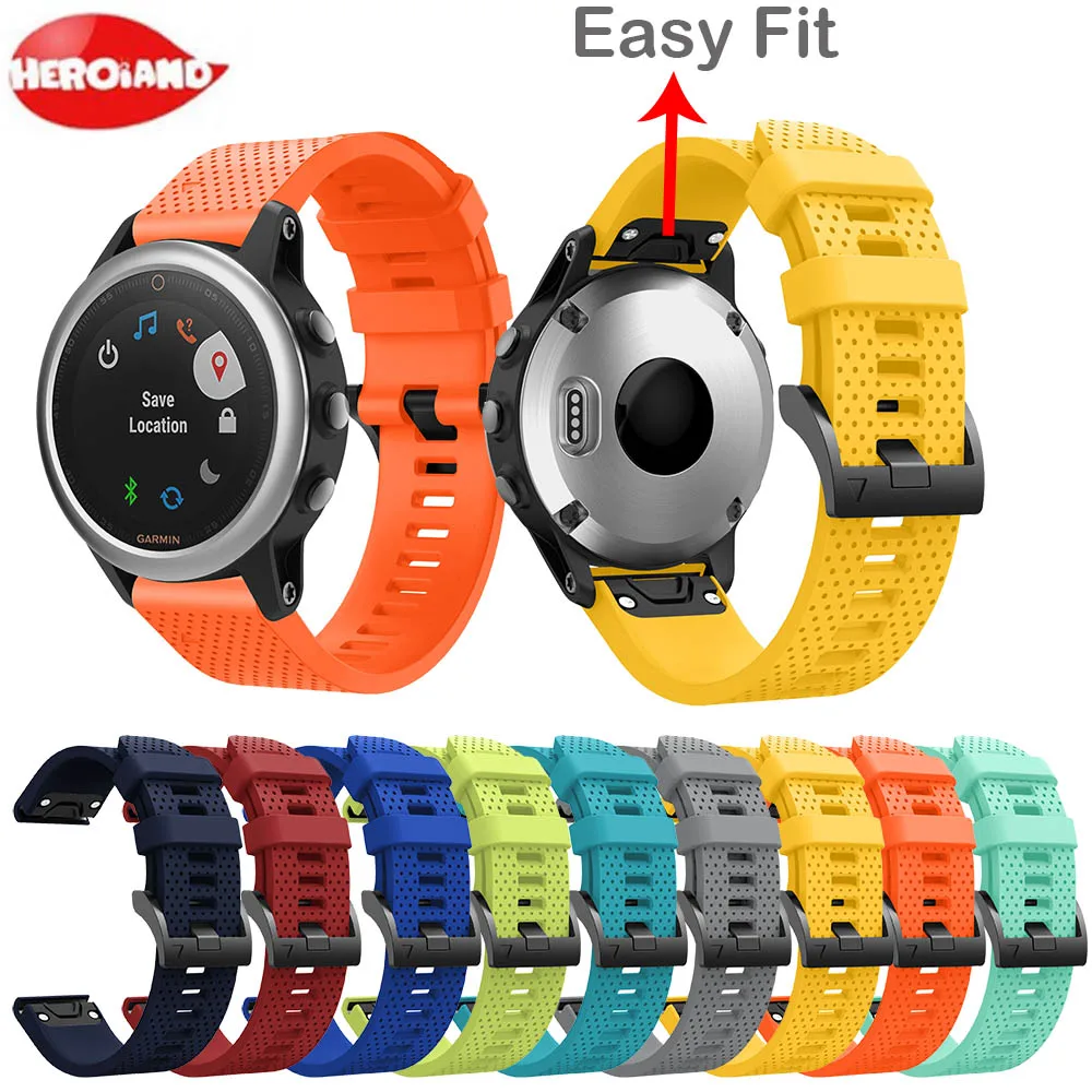 Ремешок для наручных часов браслет Garmin Fenix 5S Plus 6S умный Браслет Pro сапфировый