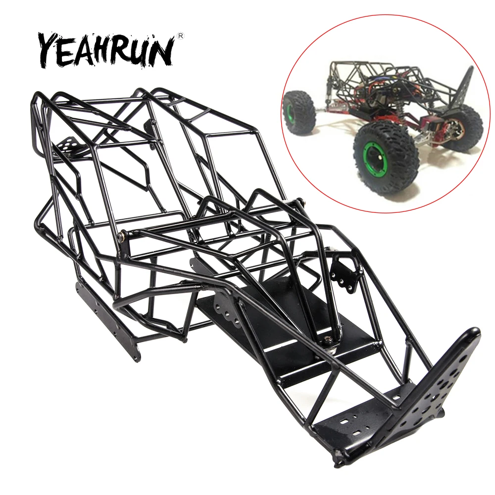 

YEAHRUN Metal Steel Frame Body Roll Cage for Axial Wraith 90018 1/10 RC Crawler Car Upgrade Parts