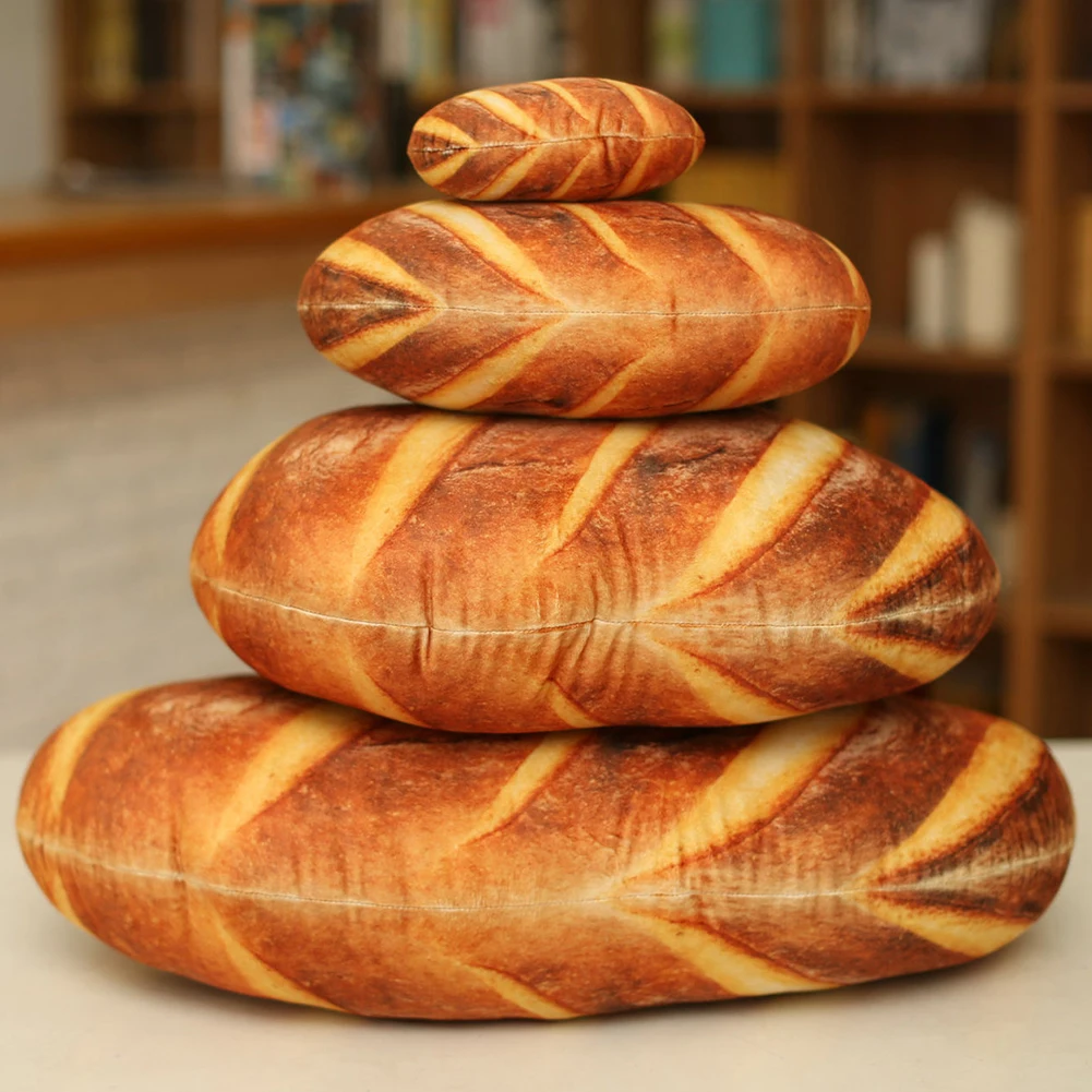 Длинное масло, хлеб, мясо, нить, кунжут, пицца, бифштекс, подушки, еда, плюшевая подушка, имитация закусок, украшение, спинка, подушка