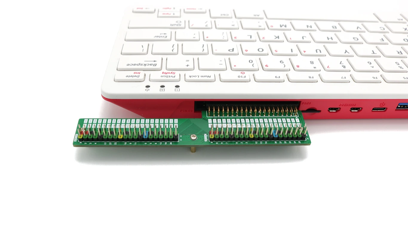 Raspberry Pi 400 GPIO расширительный адаптер для головки с цветным ободом легко