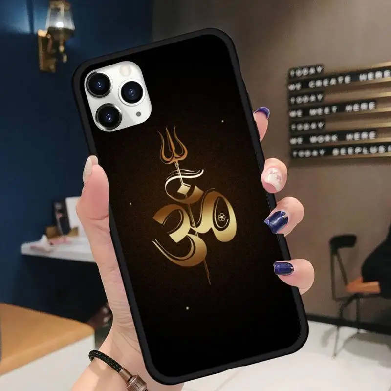 

Lord Shiva Hindu God Buddha India Phone Case for iPhone 11 12 pro XS MAX 8 7 6 6S Plus X 5S SE 2020 XR Soft silicone